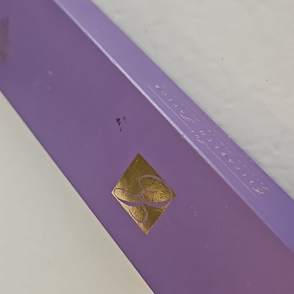 ELIZABETH TAYLOR AVON Rhinestone on Black Strap Watch - Picture 9 of 10